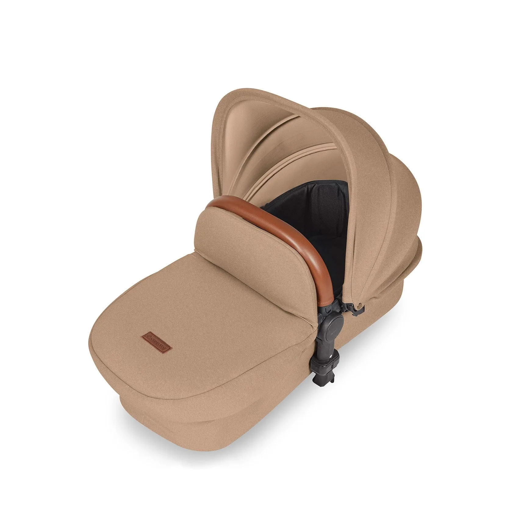 Ickle Bubba Stomp Luxe All-in-One Travel System with Isofix Base - Silver/Desert/Tan