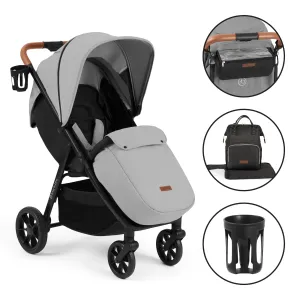 Ickle Bubba Stomp Stride Prime Pushchair - Pearl Grey