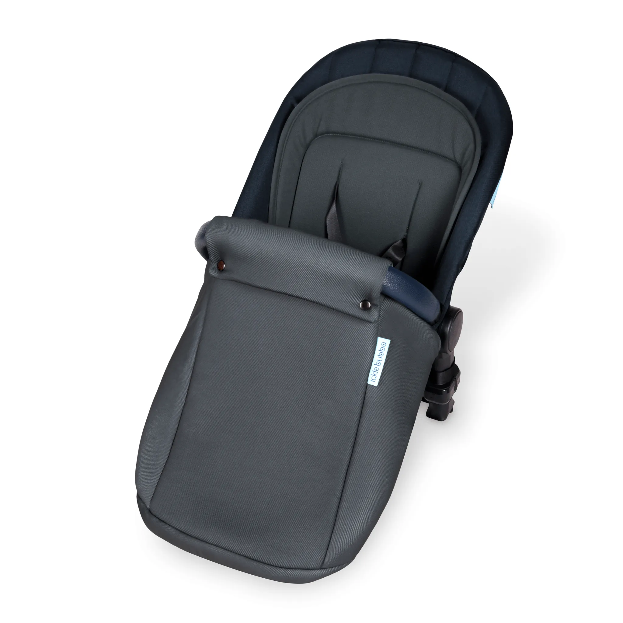 Ickle Bubba Stomp V4 Galaxy Travel System With Base Chrome/Blueberry