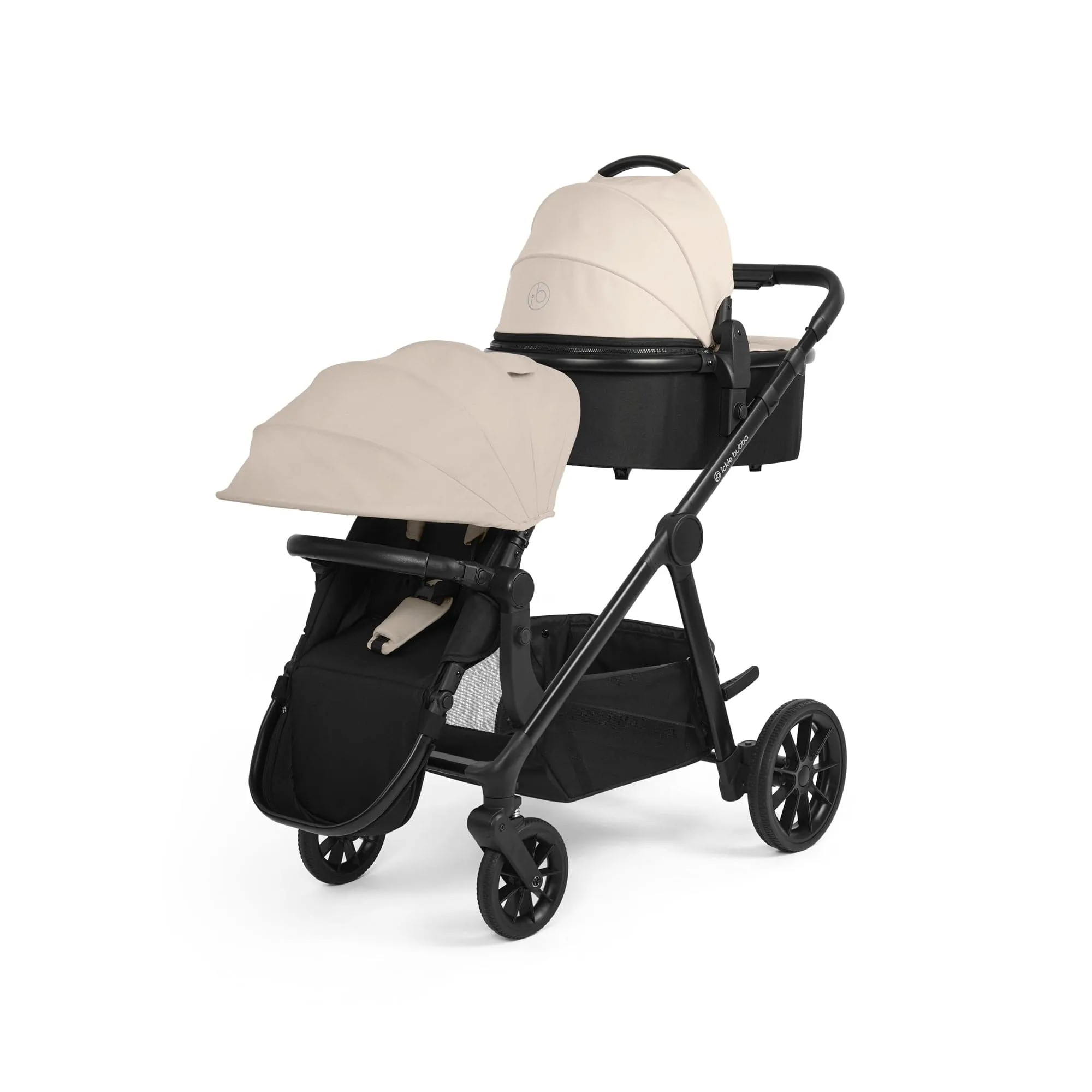 Ickle Bubba Virgo Travel System (Cirrus) - Black / Stone / Black