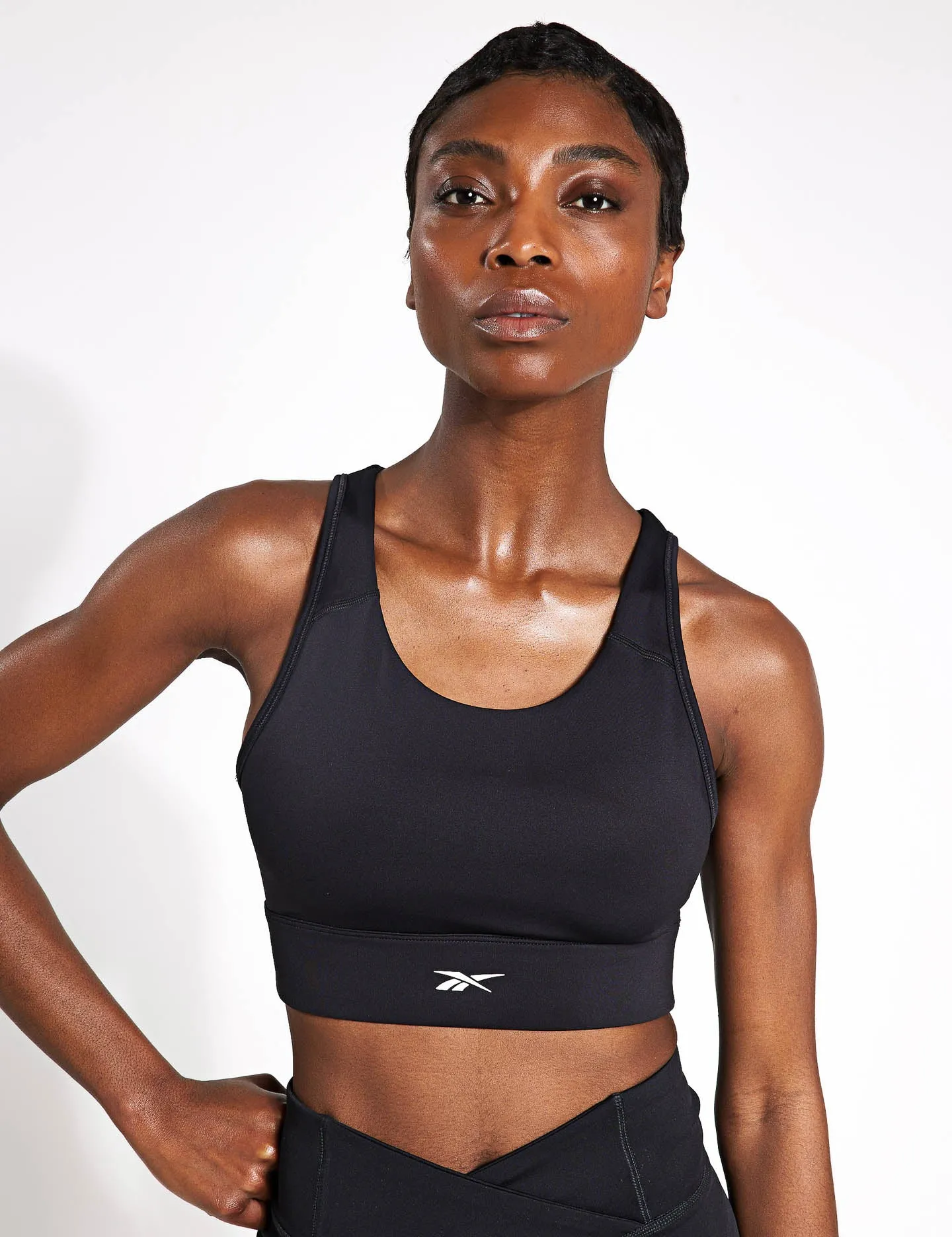 ID Train High-Support Bra - Night Black