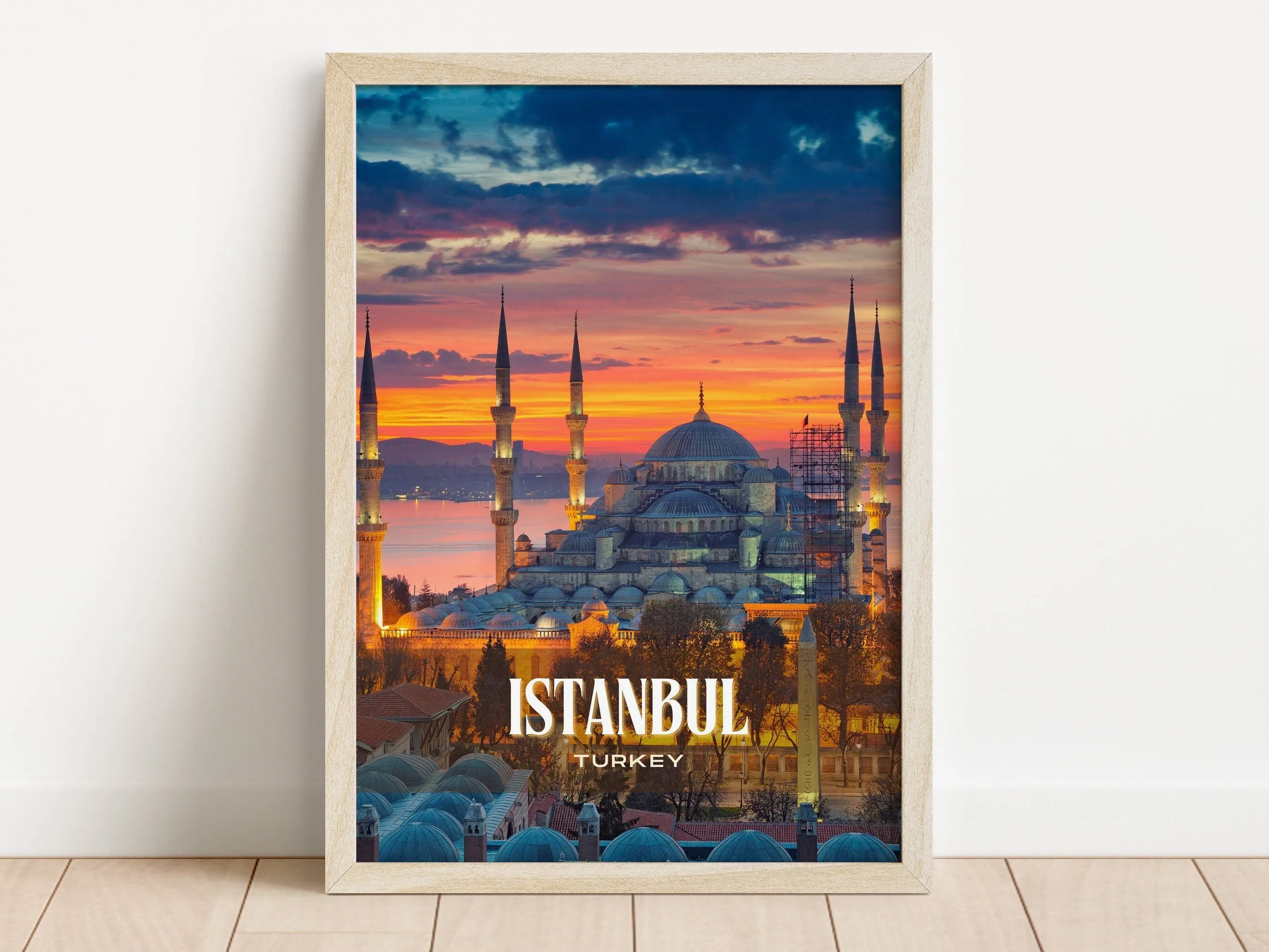 Istanbul Retro Wall Art, Turkey
