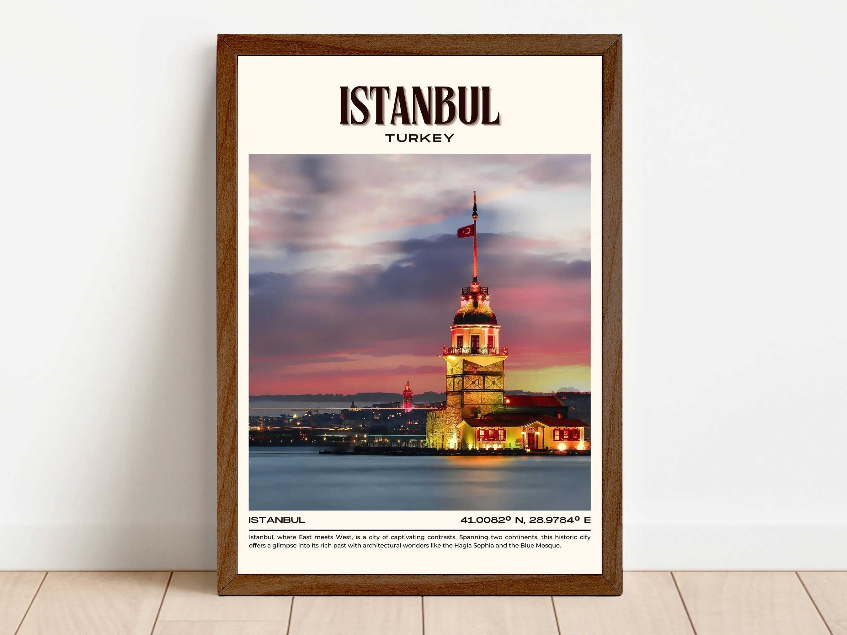 Istanbul Vintage Wall Art, Turkey