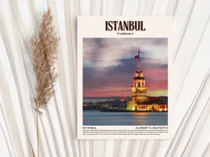 Istanbul Vintage Wall Art, Turkey