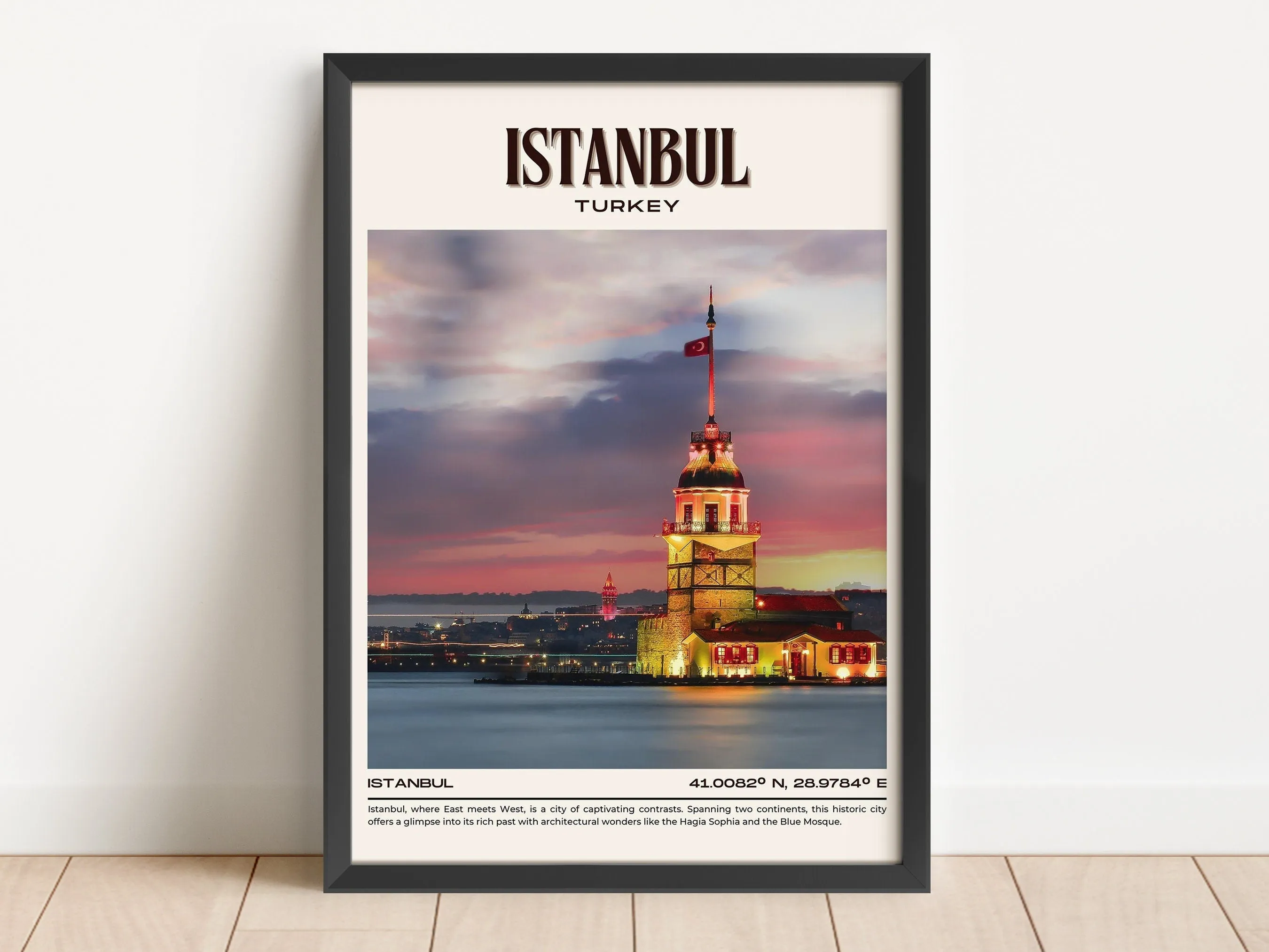 Istanbul Vintage Wall Art, Turkey