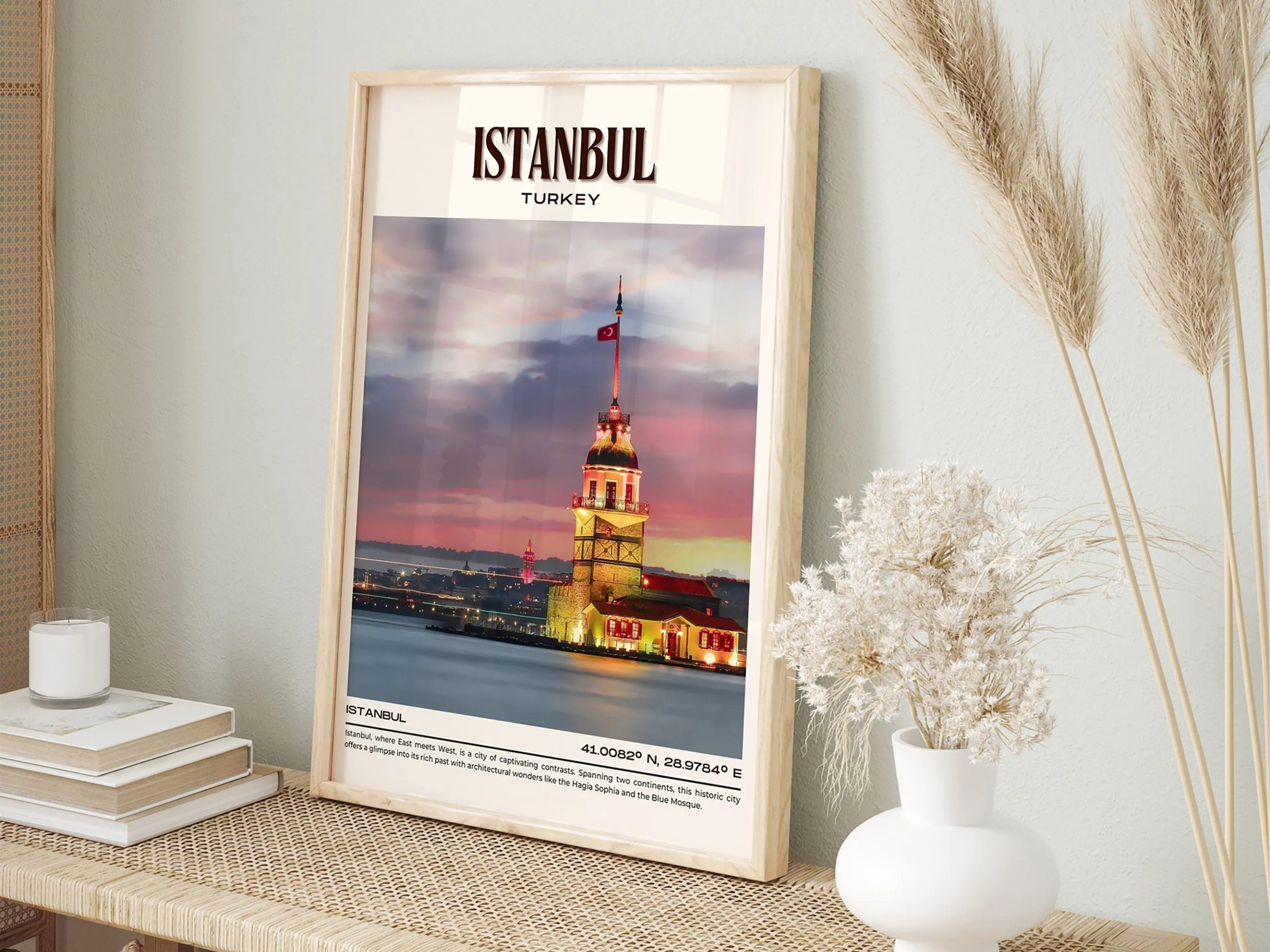 Istanbul Vintage Wall Art, Turkey