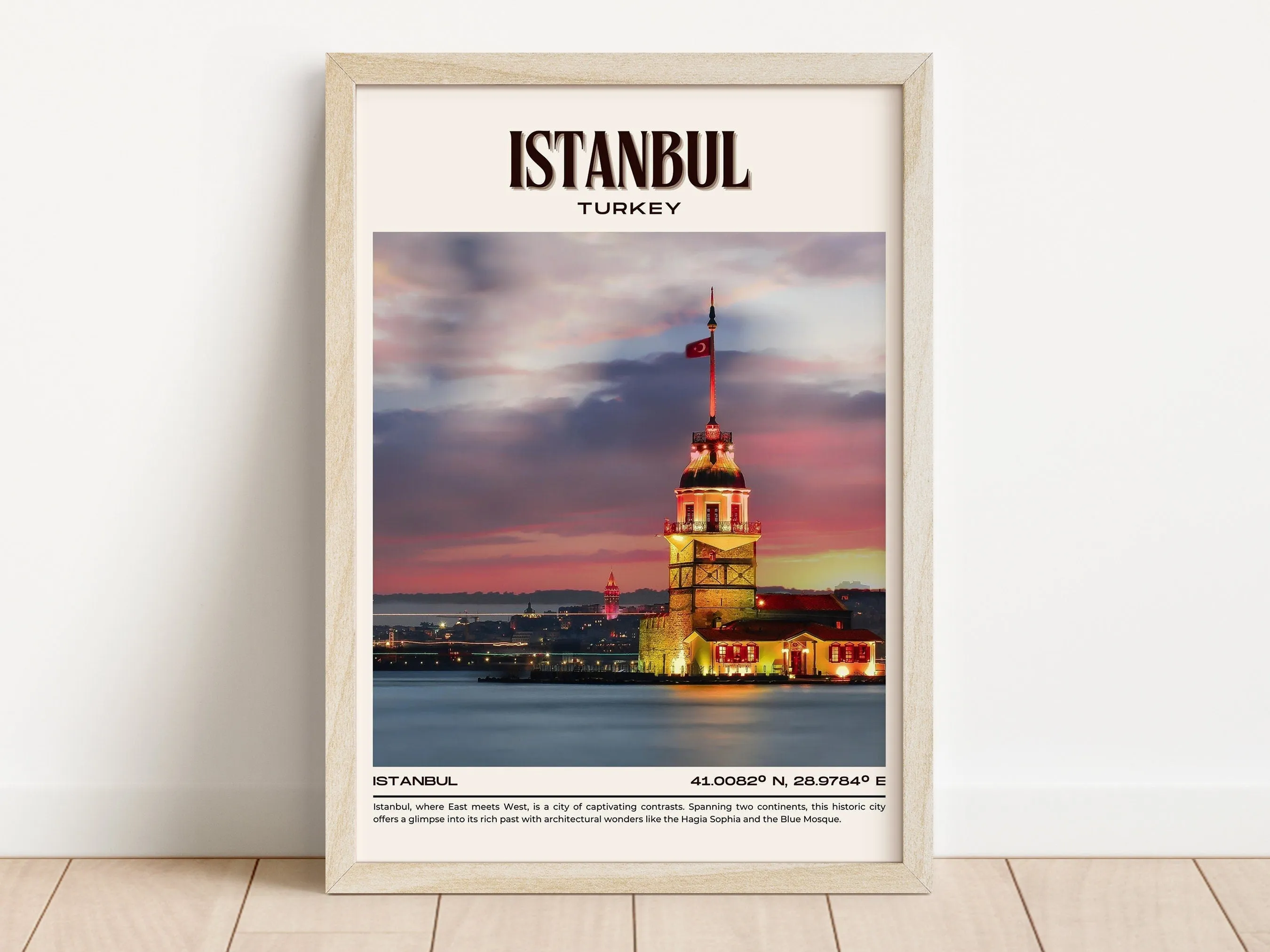 Istanbul Vintage Wall Art, Turkey