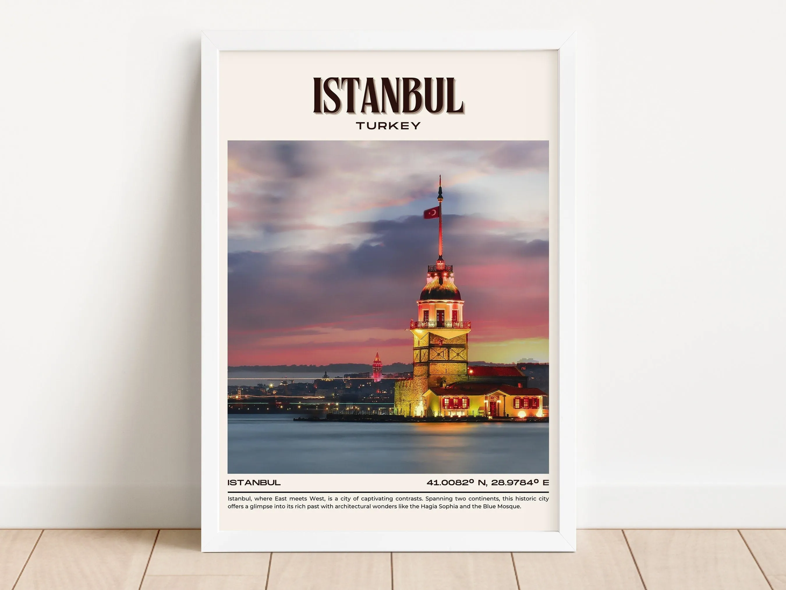 Istanbul Vintage Wall Art, Turkey