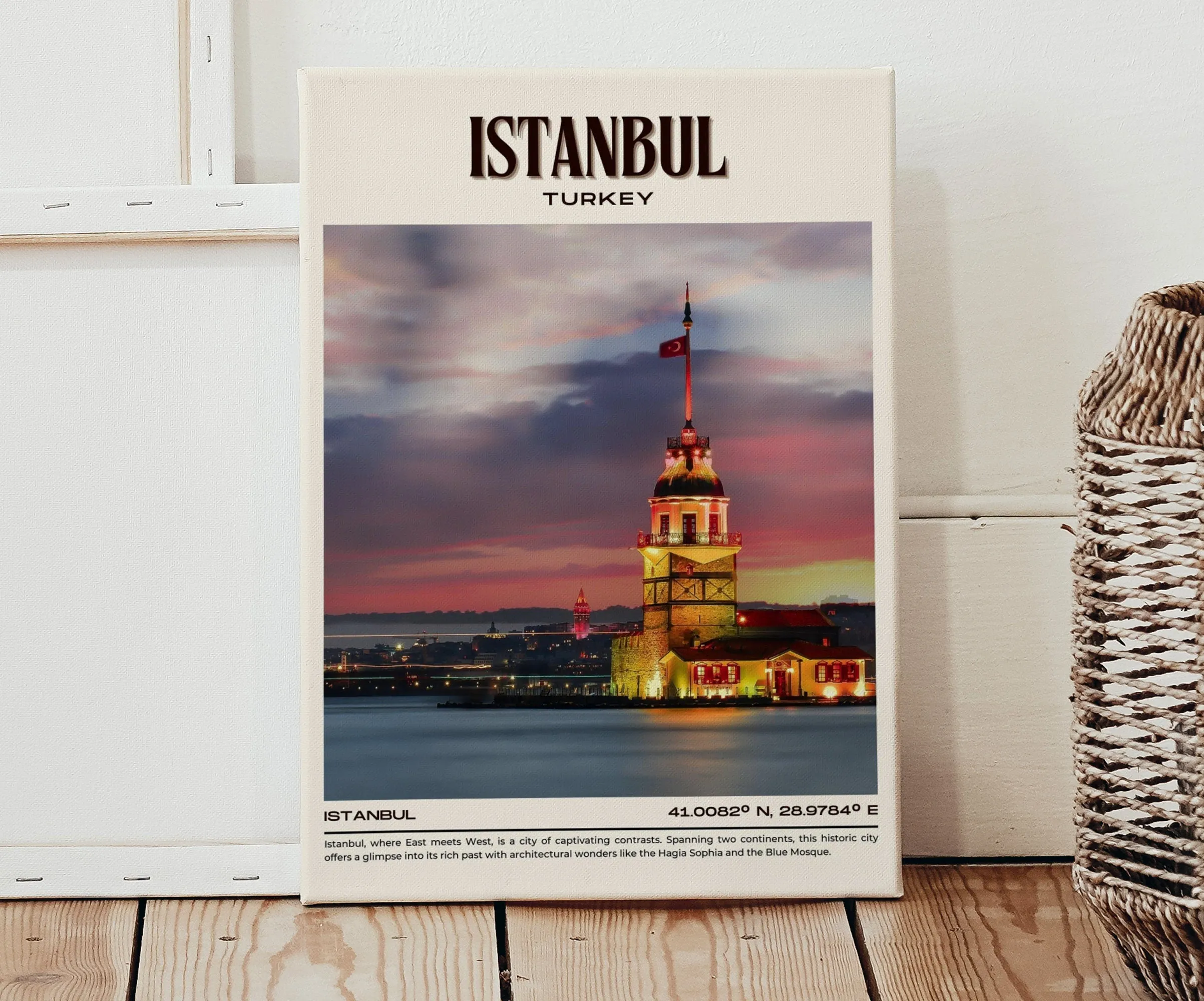 Istanbul Vintage Wall Art, Turkey