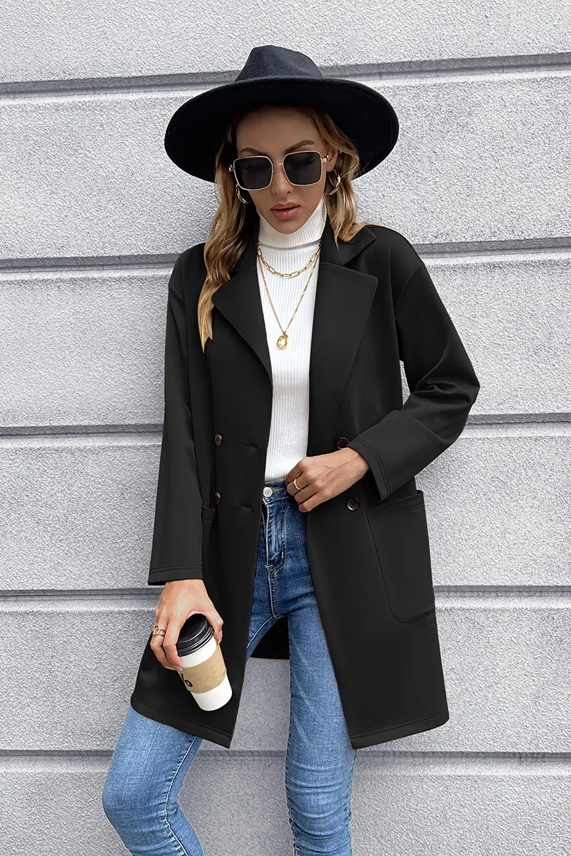 Ivy Lane Lapel Collar Blazer (3 Colors)