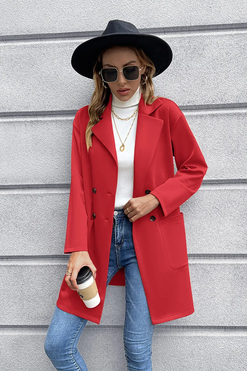 Ivy Lane Lapel Collar Blazer (3 Colors)