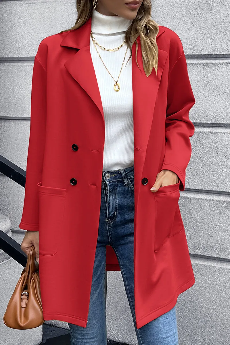 Ivy Lane Lapel Collar Blazer (3 Colors)