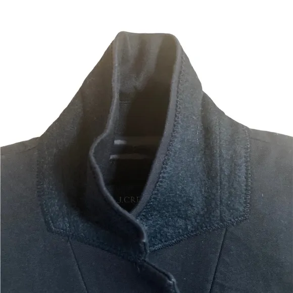 J Crew Puff Sleeve Blazer in Stretchy Cotton size 0