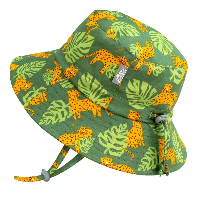 jan   jul by twinklebelle cotton bucket sun hat - leopard
