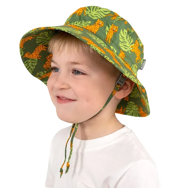 jan   jul by twinklebelle cotton bucket sun hat - leopard