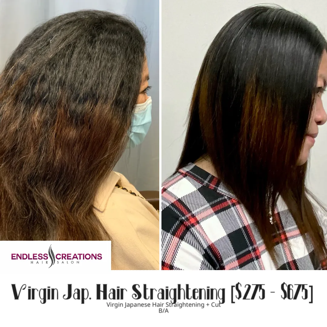 JAPANESE HAIR STRAIGHTENING | WHOLE HEAD TWEEN - $285 