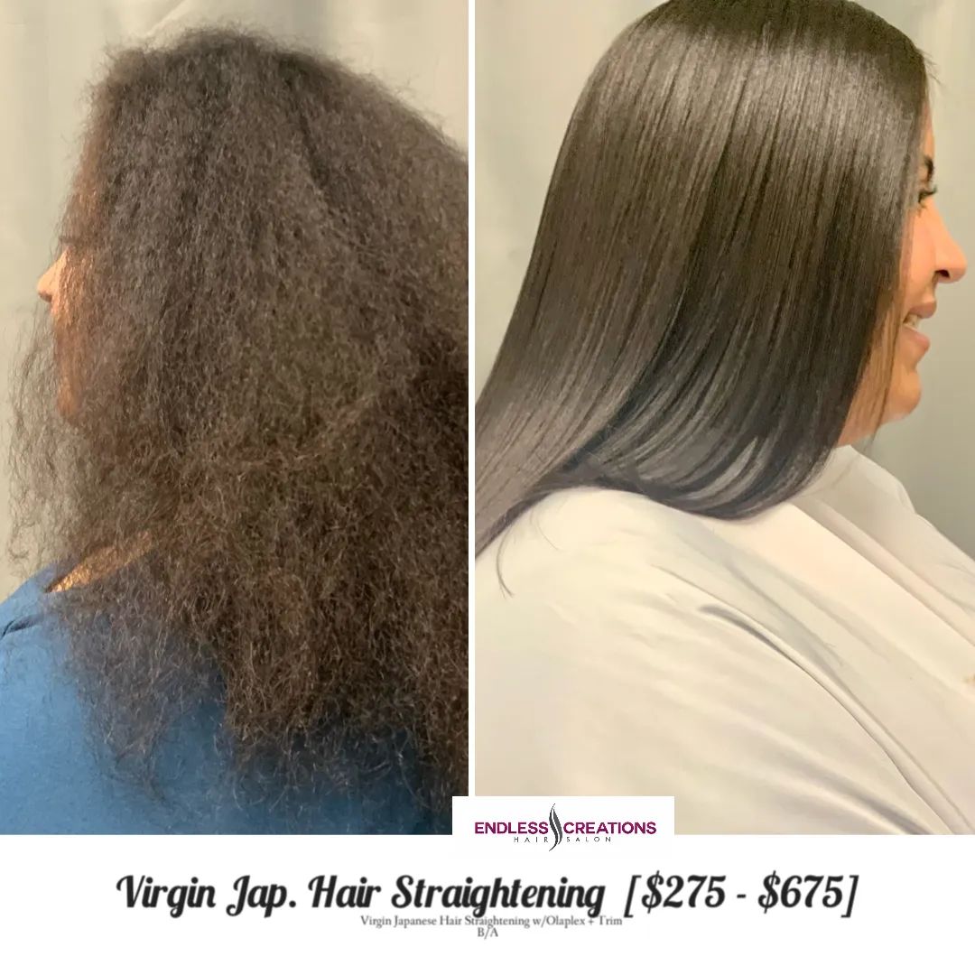 JAPANESE HAIR STRAIGHTENING | WHOLE HEAD TWEEN - $285 