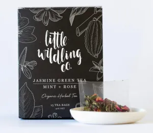 JASMINE GREEN TEA, MINT & ROSE