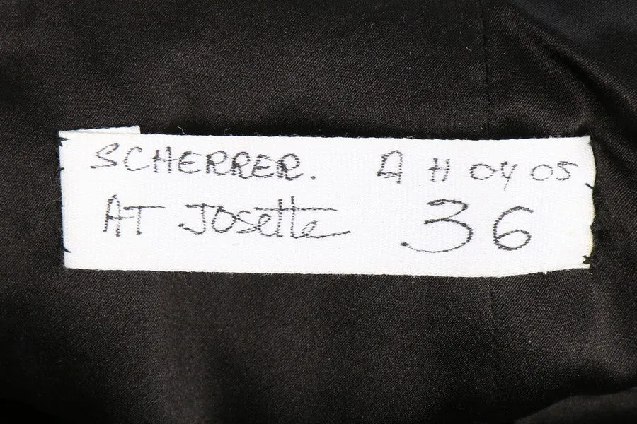 Jean Louis-Scherre "Lips" Embellished and Velvet Haute Couture Gown, AW03/4, US 4