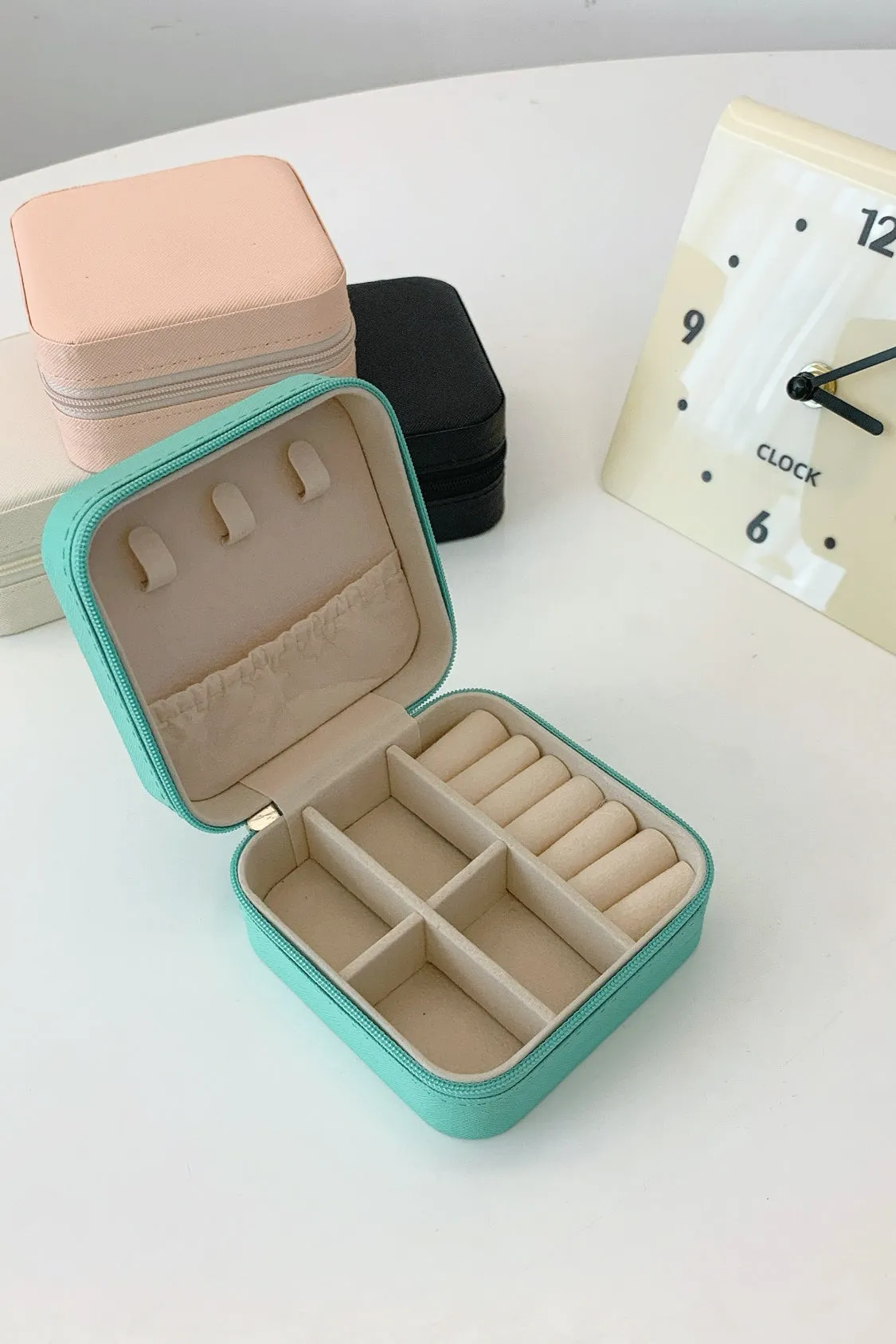 Jewelry Box – PU Leather Travel Organizer Case