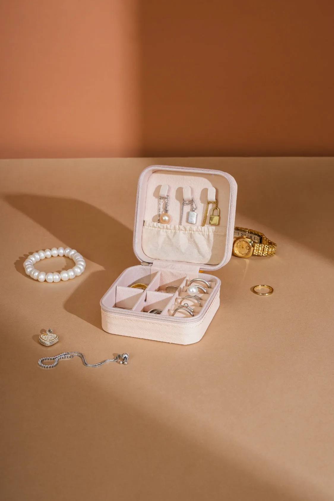 Jewelry Box – PU Leather Travel Organizer Case