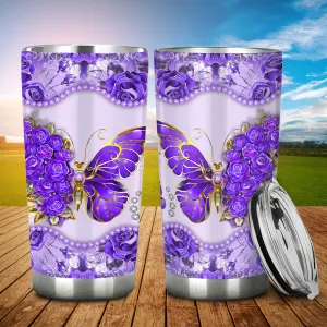 Jewelry Butterfly 3D Tumbler - TT99