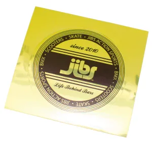 Jibs Gold Foil Sticker