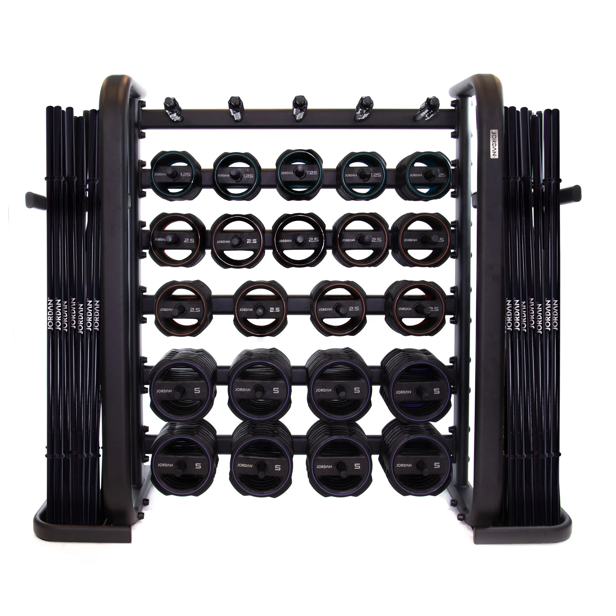 JORDAN® Ignite Pump X ™ Rubber Studio Barbell Sets & Plates