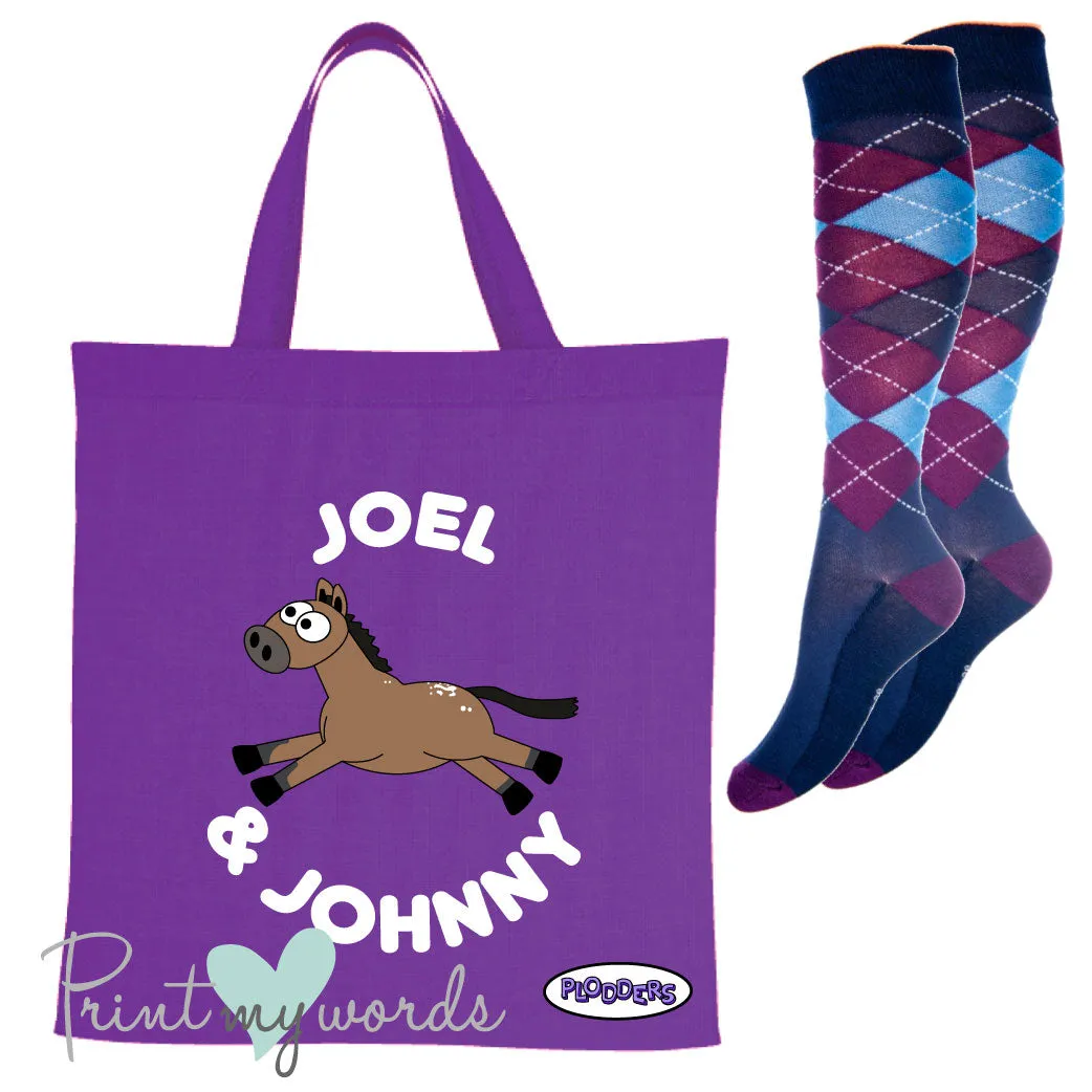 'Josie' Personalised Matching Equestrian Set - Plodders Design