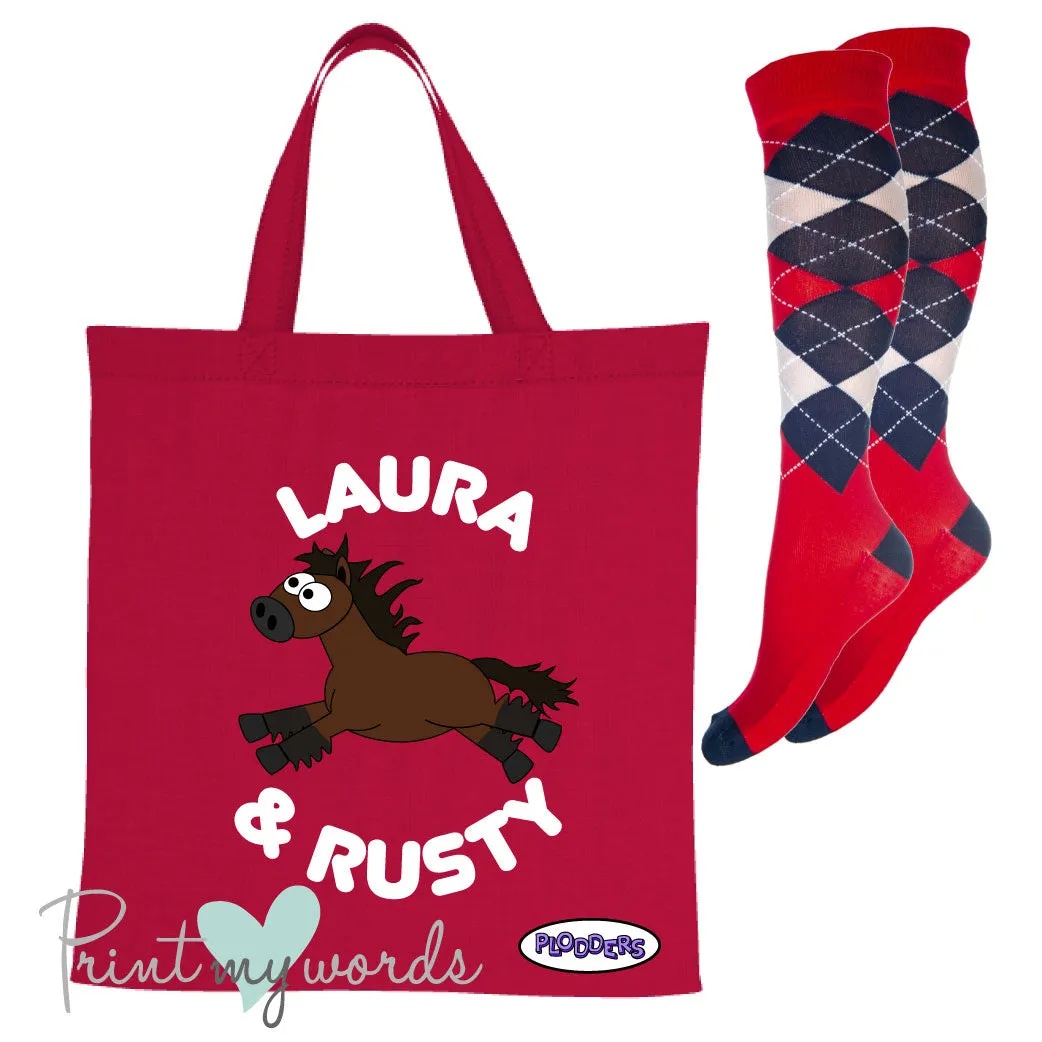 'Josie' Personalised Matching Equestrian Set - Plodders Design
