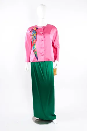 Jubilant Parrot Jacket & Skirt Set