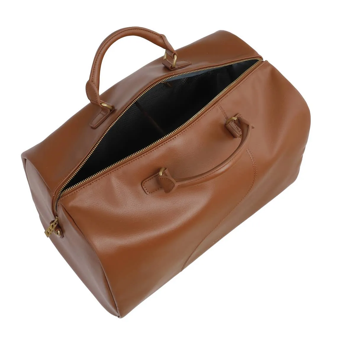 Juliet - Recycled Vegan Weekender Bag - Chestnut: OS / Chestnut