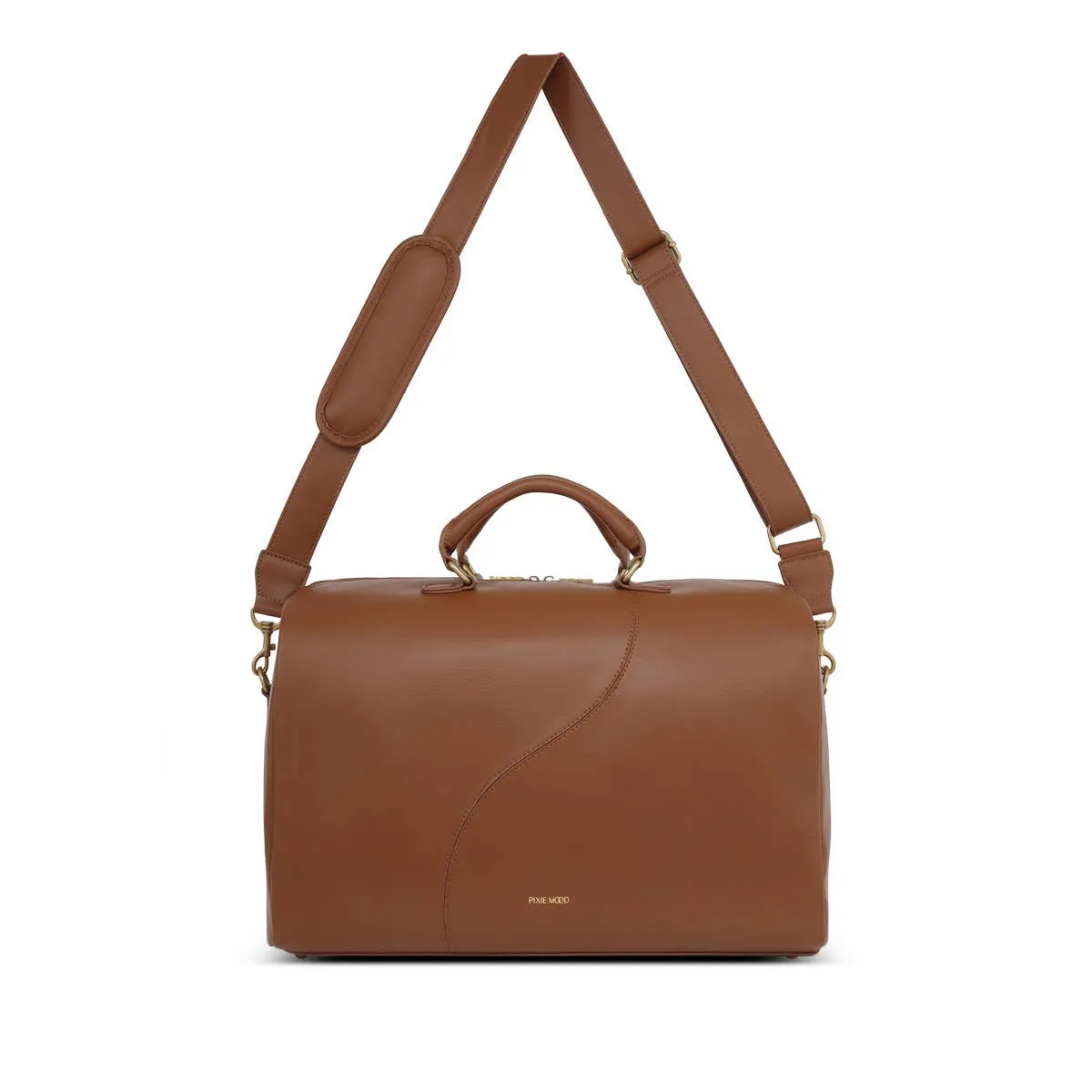 Juliet - Recycled Vegan Weekender Bag - Chestnut: OS / Chestnut