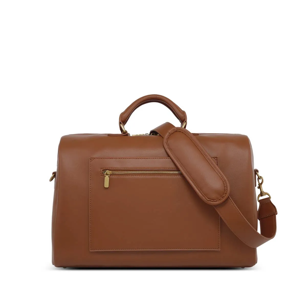 Juliet - Recycled Vegan Weekender Bag - Chestnut: OS / Chestnut