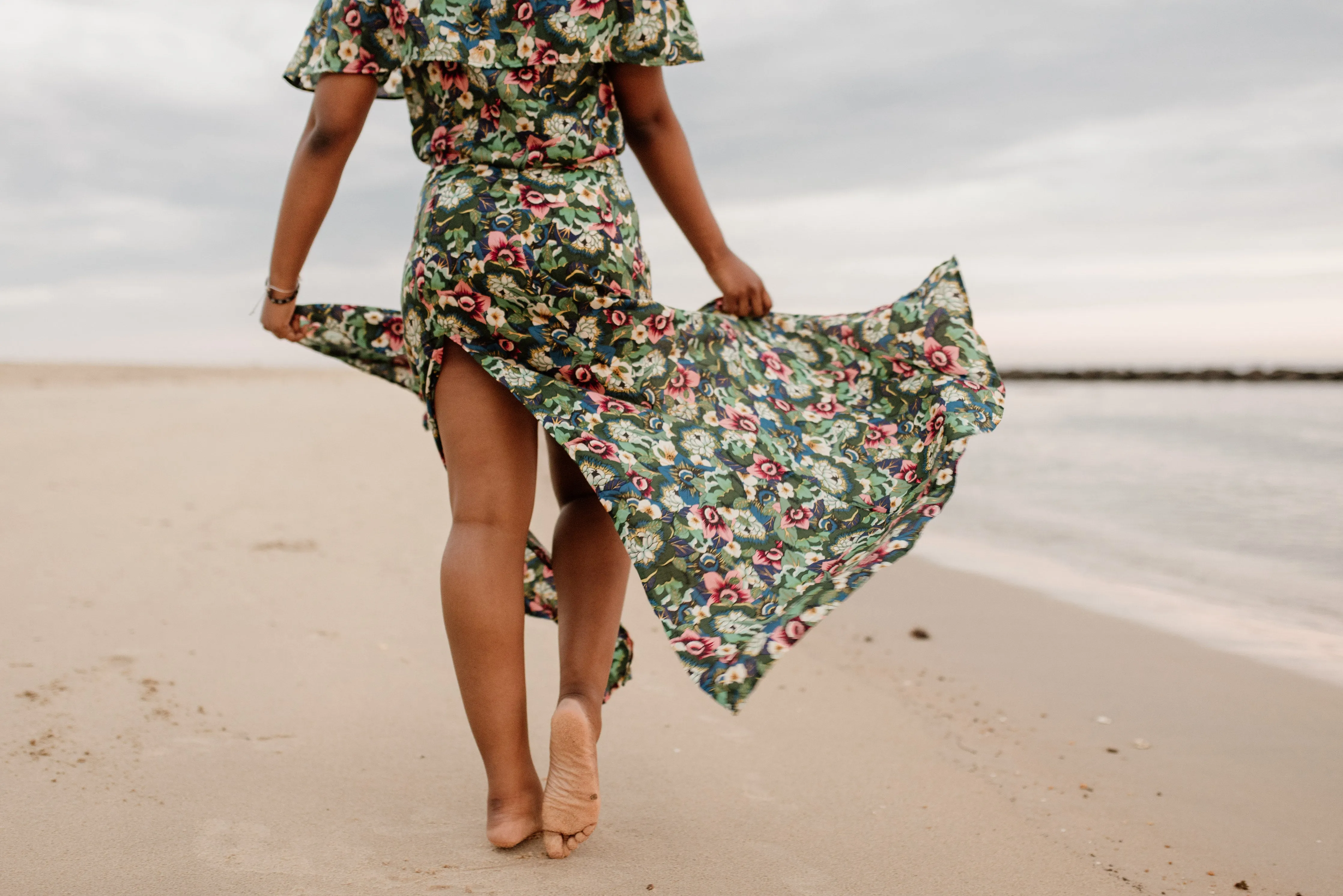 Karina Panelled Maxi Skirt