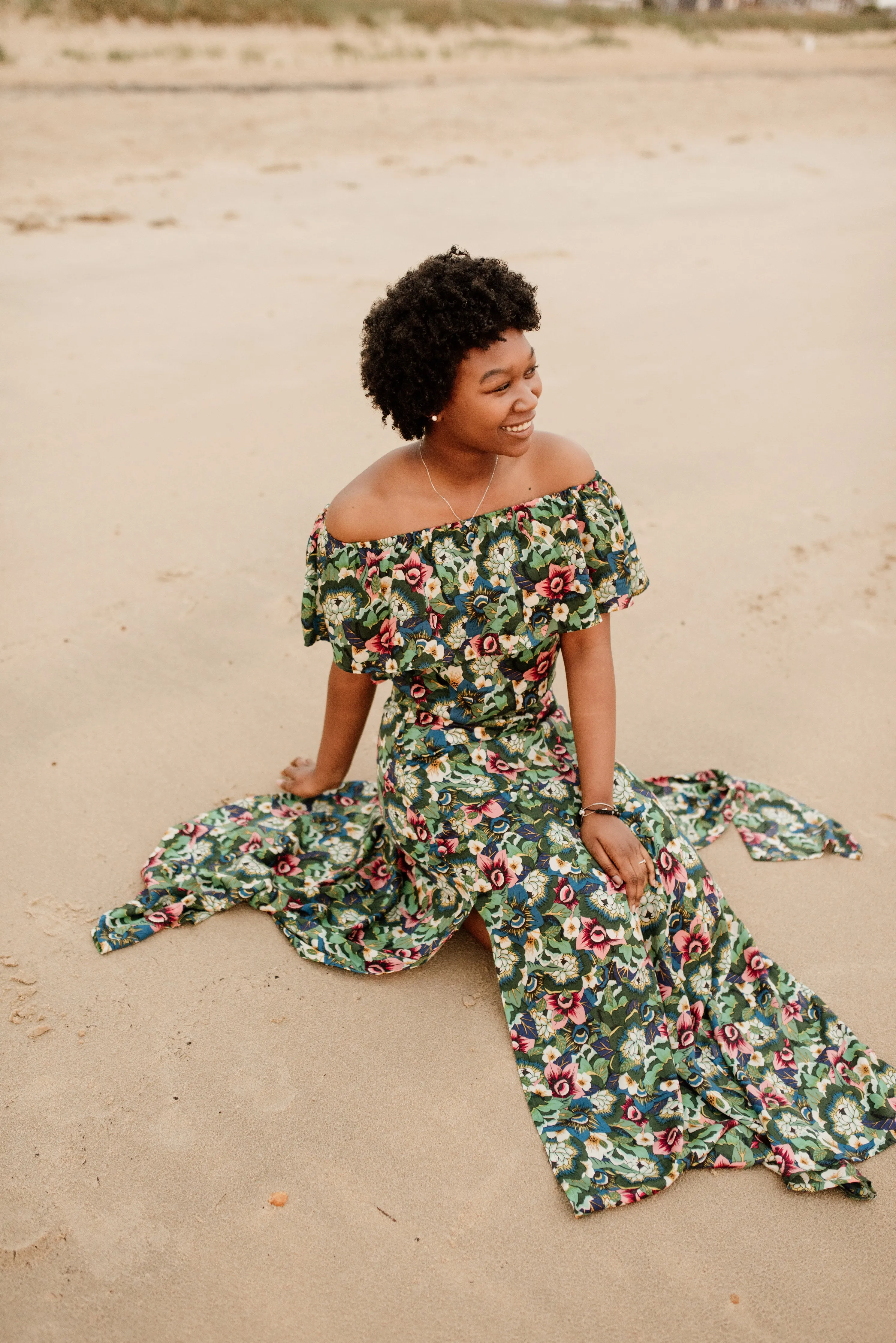 Karina Panelled Maxi Skirt