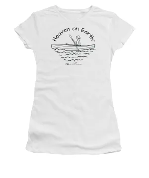 Kayaker Heaven On Earth - Women's T-Shirt