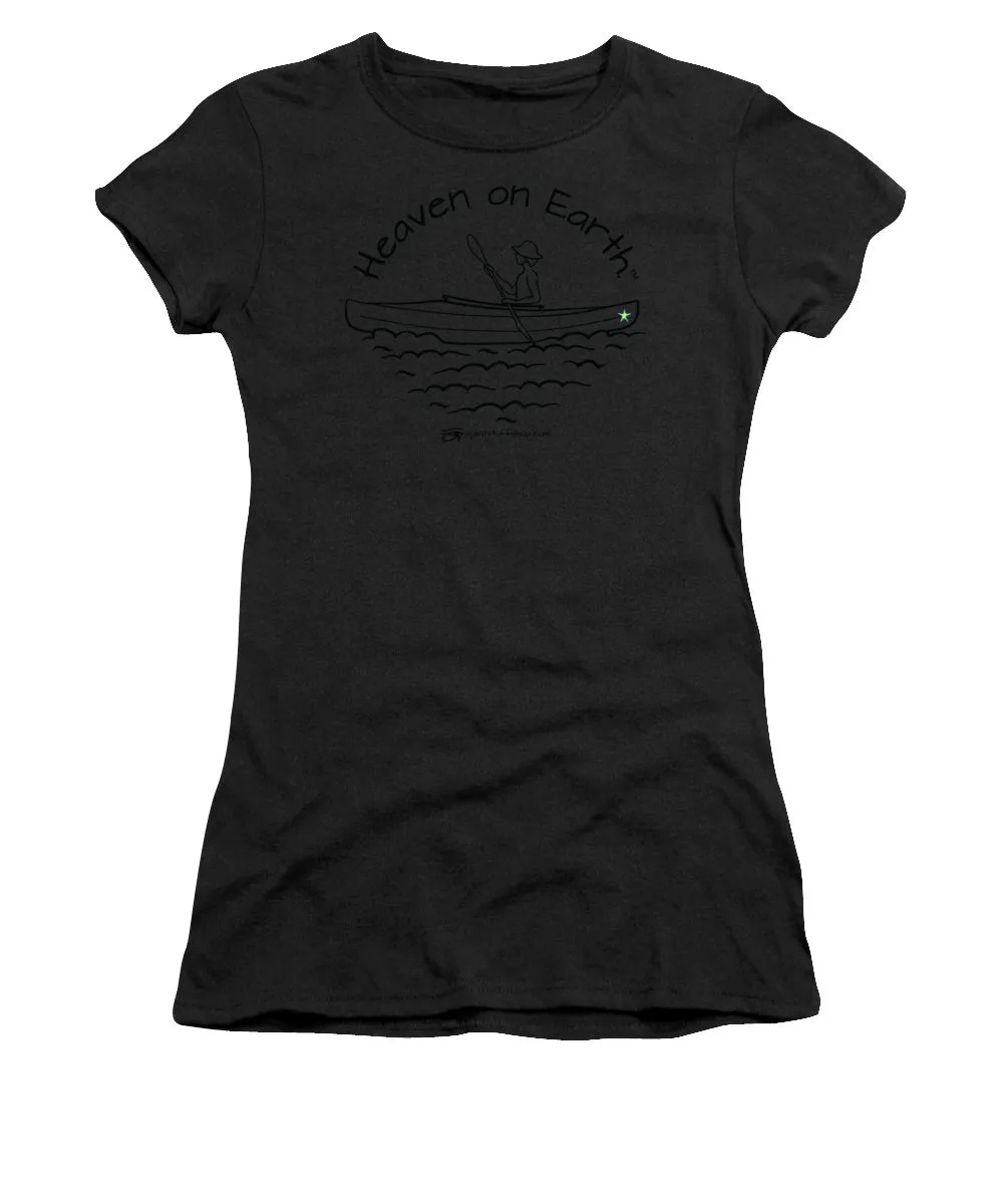 Kayaker Heaven On Earth - Women's T-Shirt