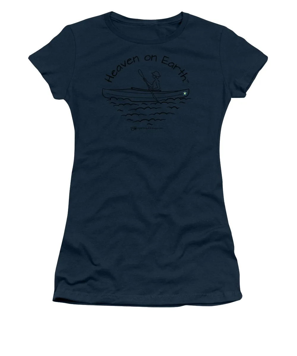 Kayaker Heaven On Earth - Women's T-Shirt