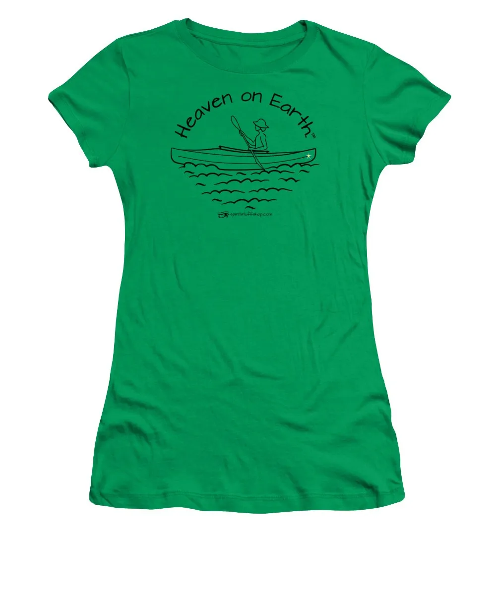 Kayaker Heaven On Earth - Women's T-Shirt