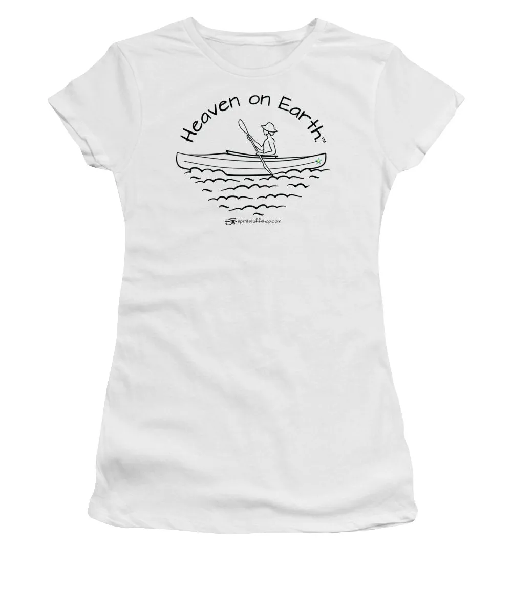 Kayaker Heaven On Earth - Women's T-Shirt