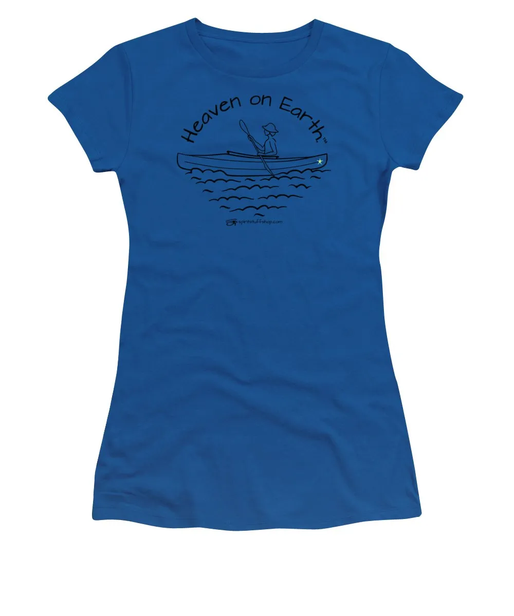 Kayaker Heaven On Earth - Women's T-Shirt