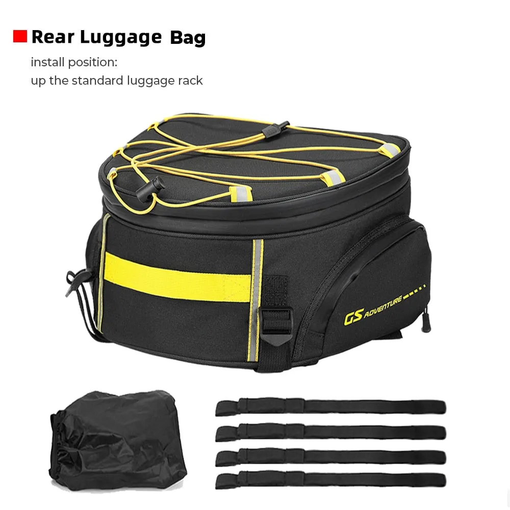 KEMIMOTO Tail Bags For Luggage Rack For BMW R1250GS R1200GS F850GS F750GS R 1200GS LC ADV Adventure Motorcycles accessories Bag