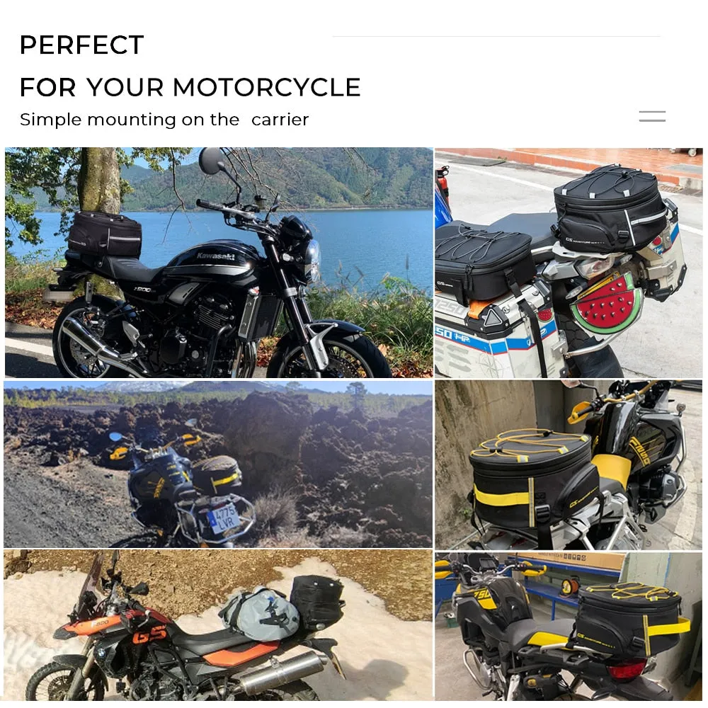 KEMIMOTO Tail Bags For Luggage Rack For BMW R1250GS R1200GS F850GS F750GS R 1200GS LC ADV Adventure Motorcycles accessories Bag