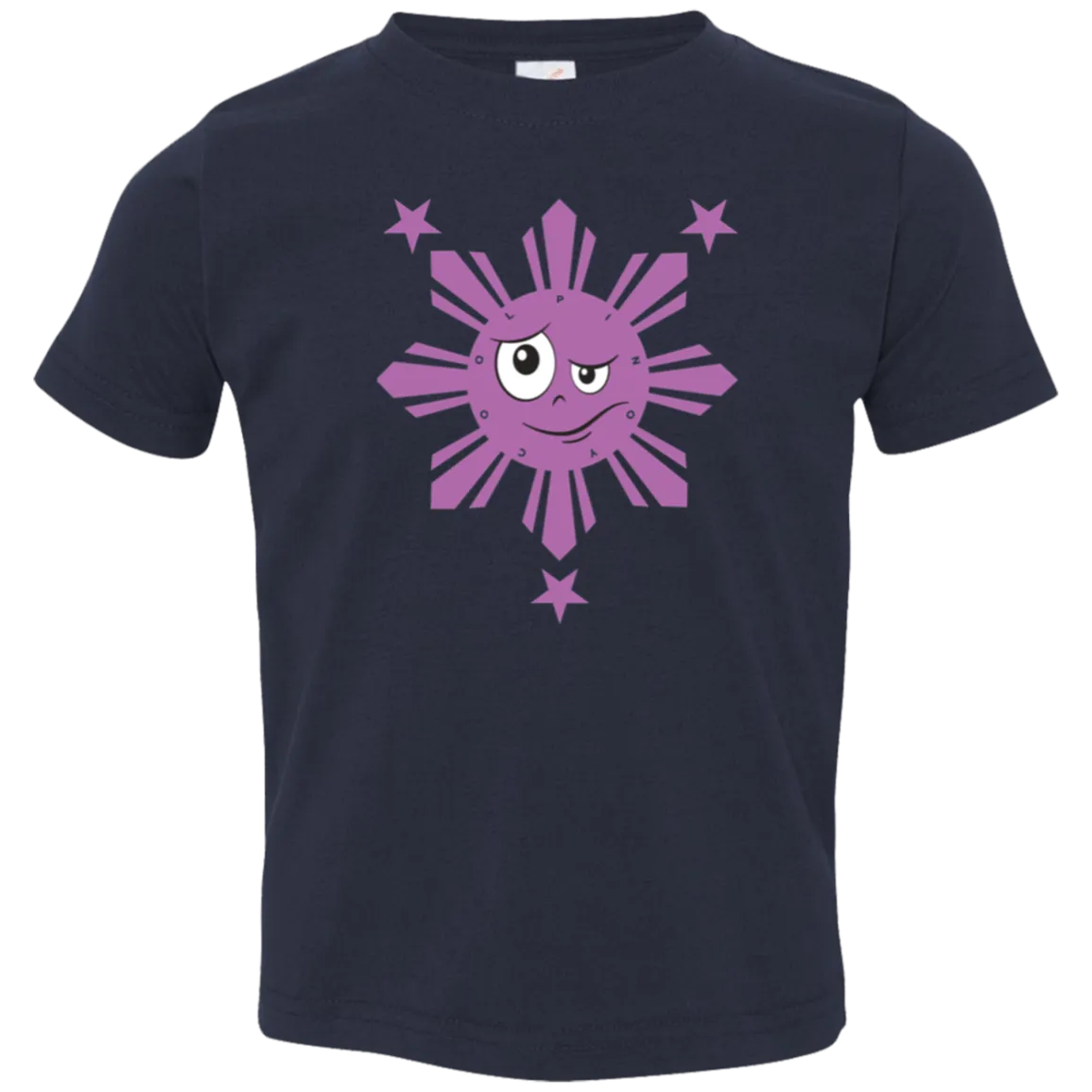 Kids Ube Sun and Stars Toddler Jersey T-Shirt