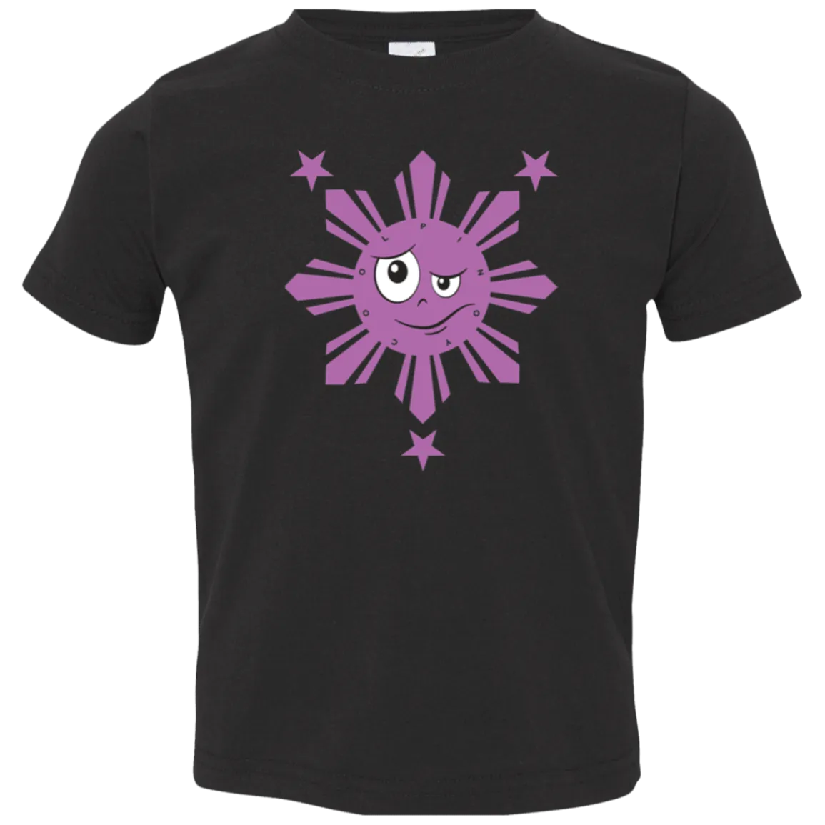 Kids Ube Sun and Stars Toddler Jersey T-Shirt