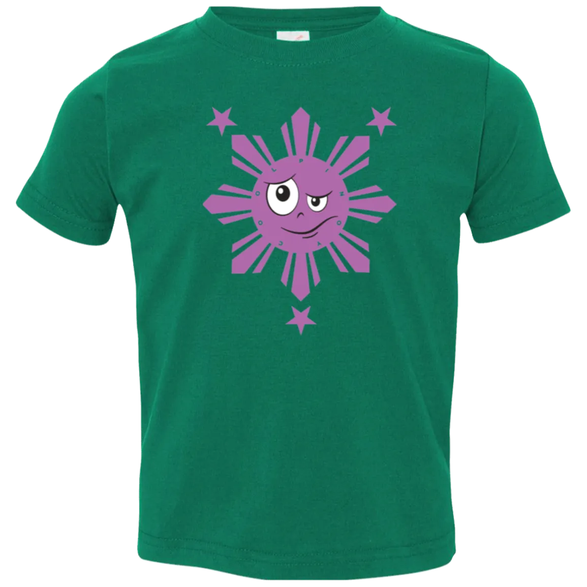 Kids Ube Sun and Stars Toddler Jersey T-Shirt