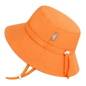 Kids Water Repellent Bucket Hat | Bright Orange
