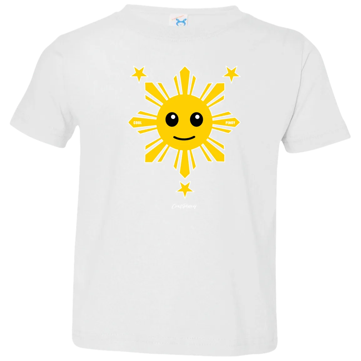 Kids Yellow Sun and Stars Toddler Jersey T-Shirt