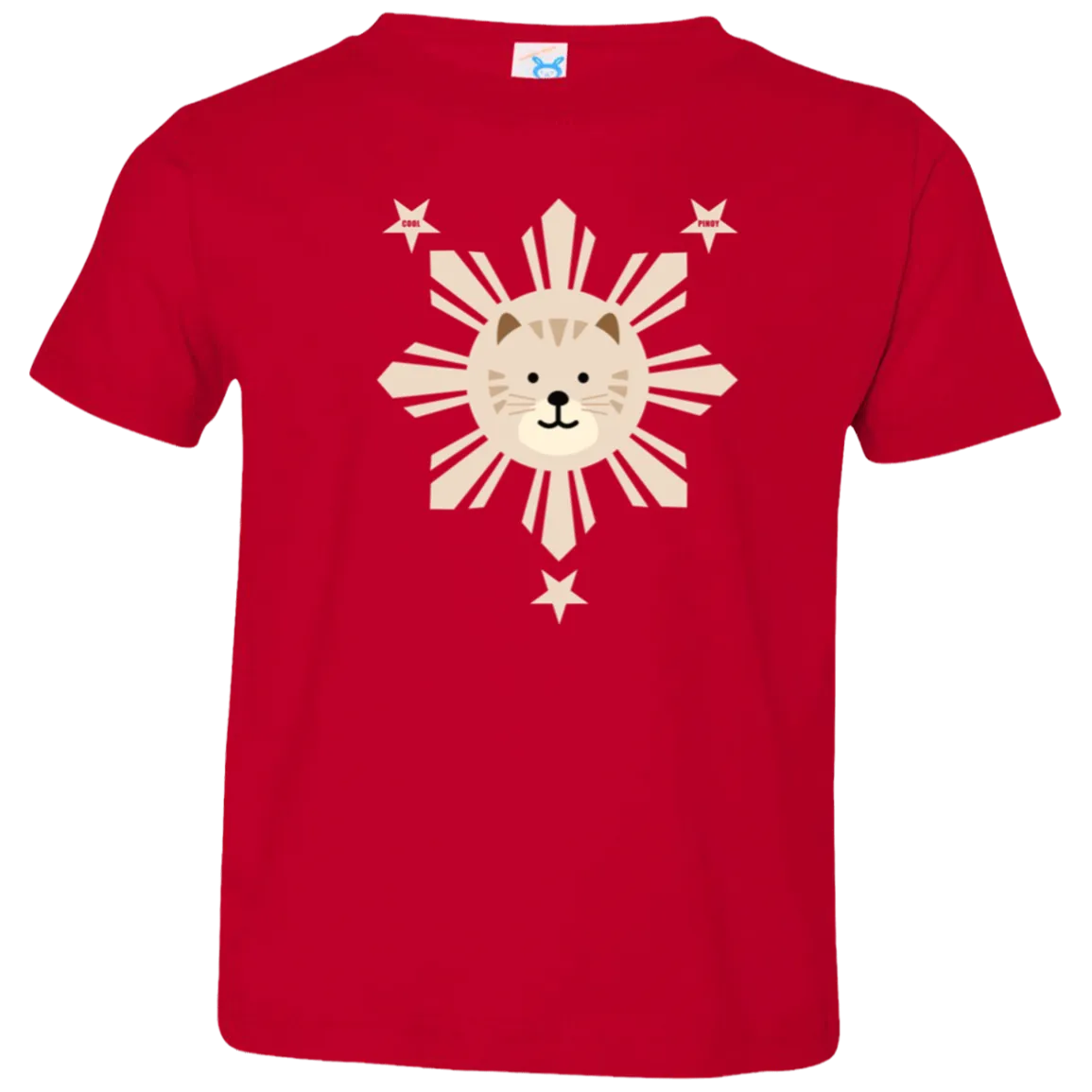 Kids  Yellow Sun Cat Toddler Jersey T-Shirt